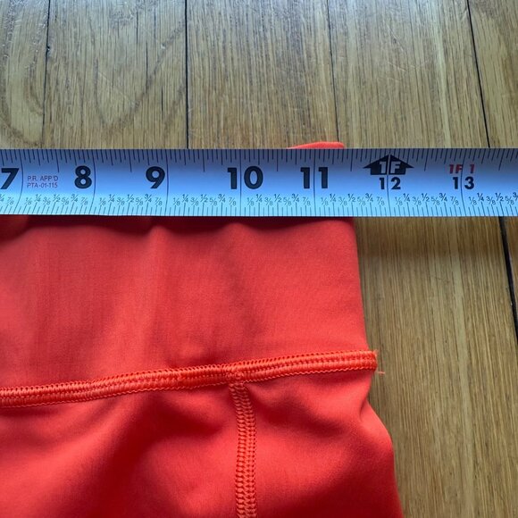 Savage X Fenty Sport Size M Fiesta Red Band It High-Waisted Cycling Biker Shorts - Picture 6 of 12